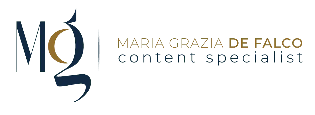 Content Specialist & Copywriter freelance- Maria Grazia De Falco